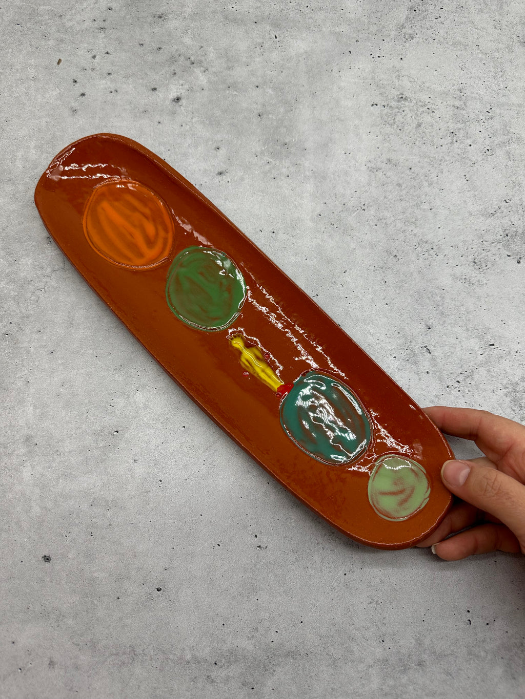 Long oval platters - 3 colors