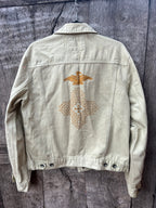 Vintage Denim Jacket BDG  - Screenprinted by Amapolay