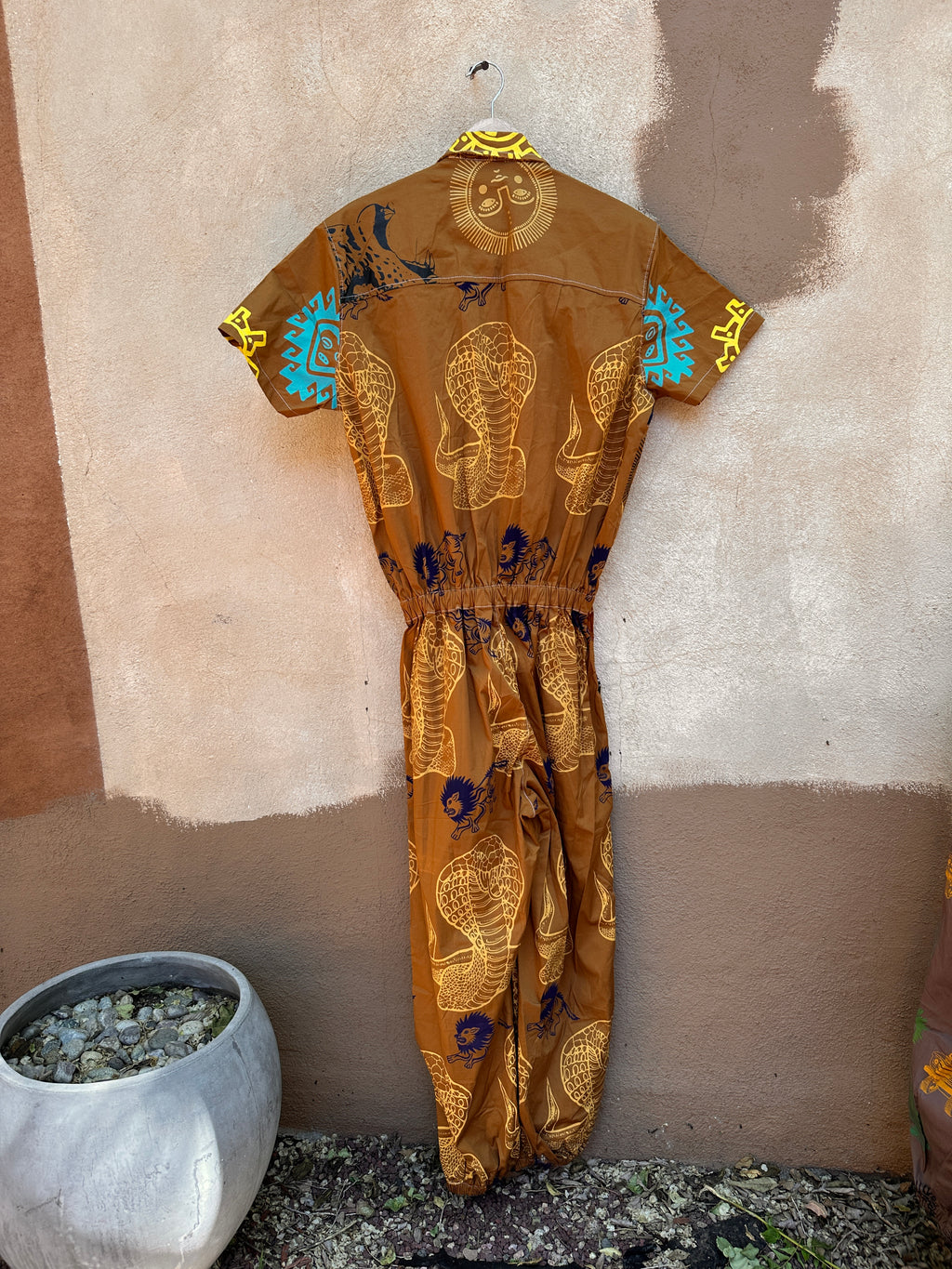 Screenprinted jumpsuit ~ X-Large