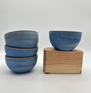 Smudge Bowls - denim blue - Stoneware