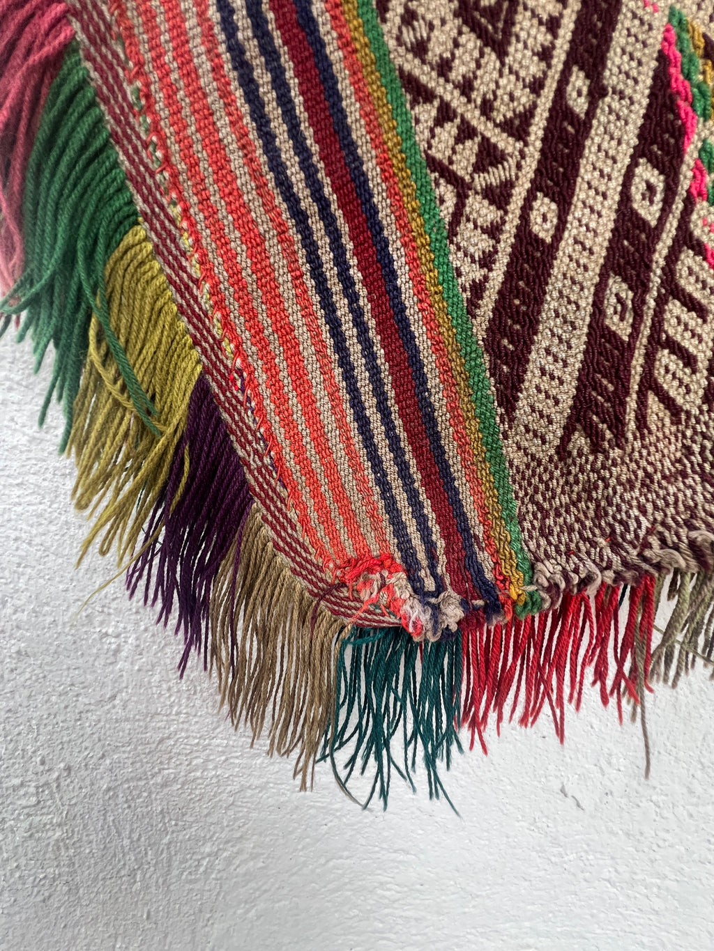 Handwoven Wool Poncho