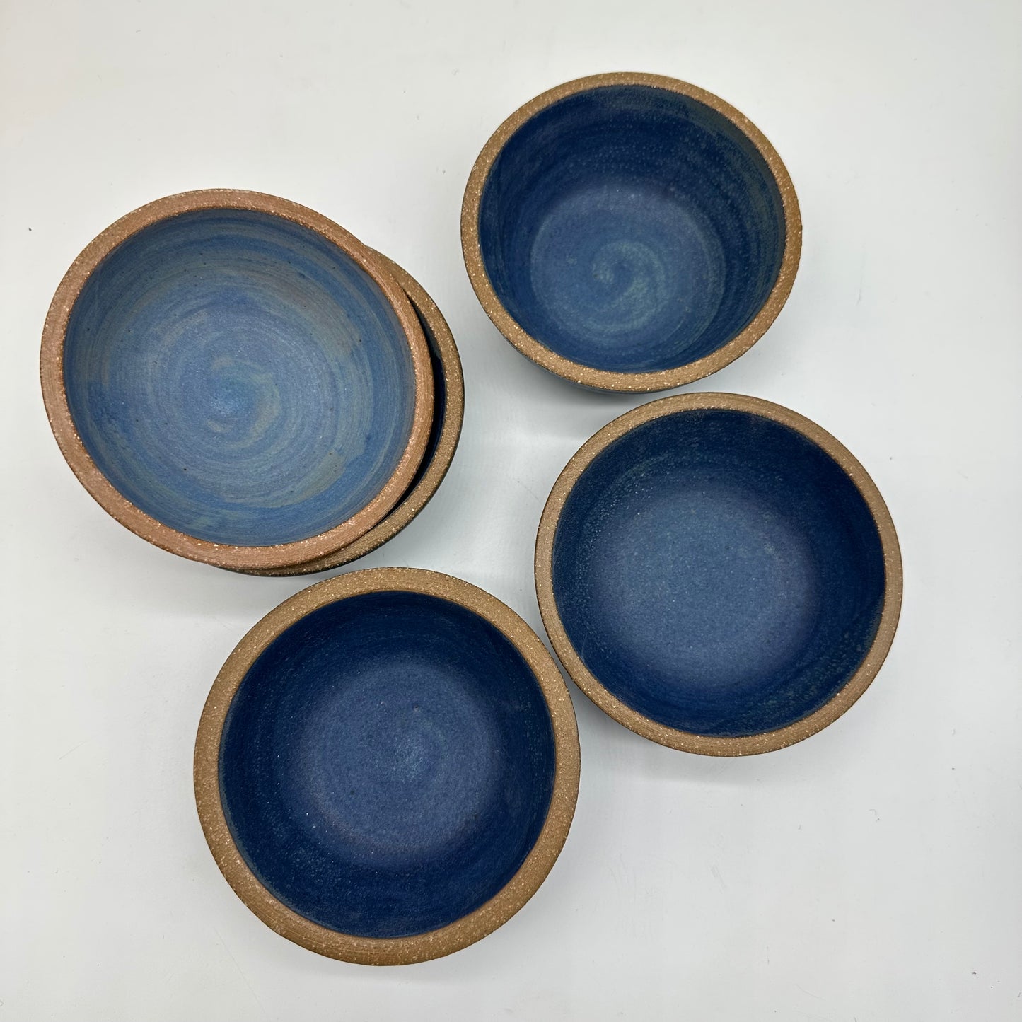 Smudge Bowls - denim blue - Stoneware