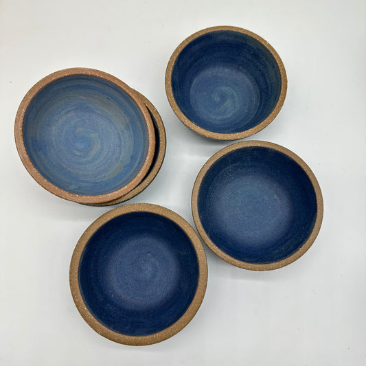 Smudge Bowls - denim blue - Stoneware