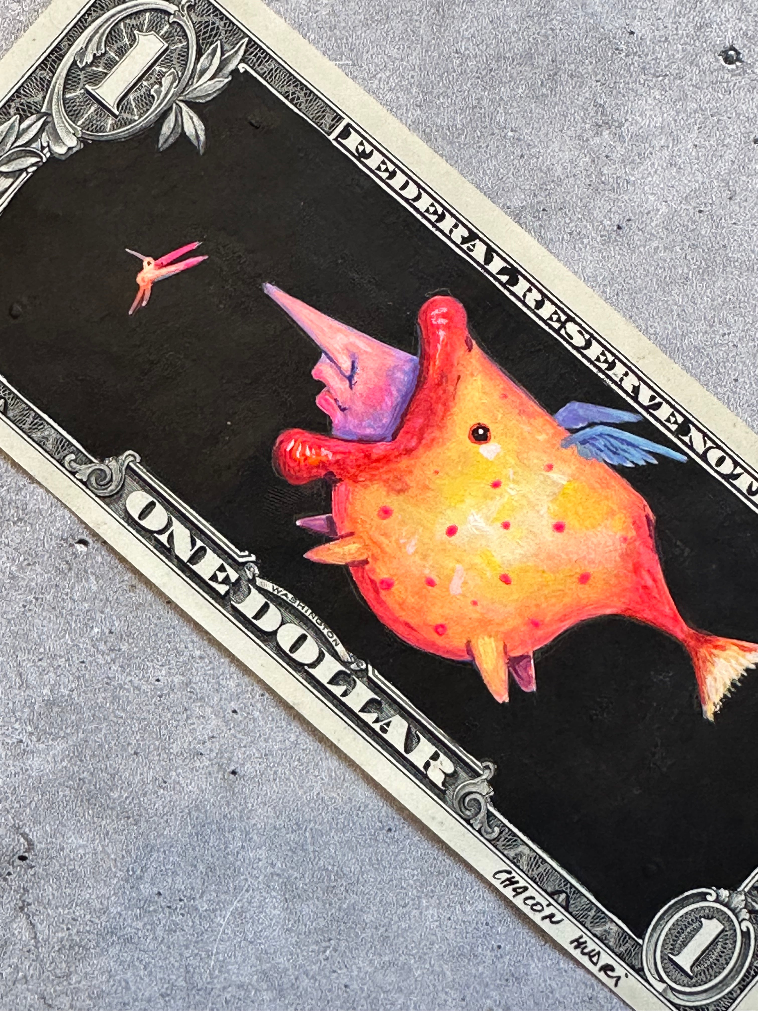 Dollar Migrante - Original illustrations - Framed