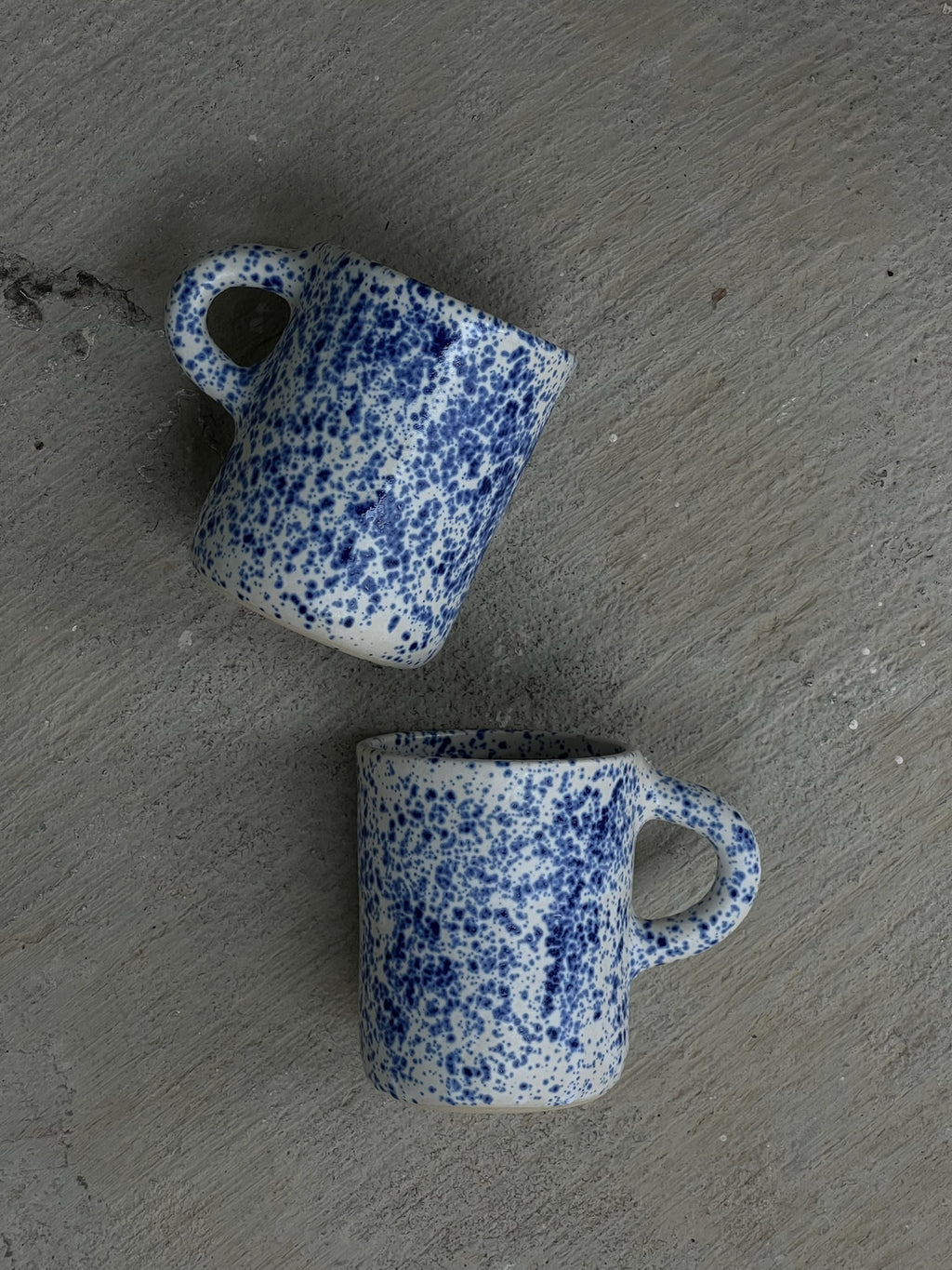 Speckled Blue - Coil Handle - two versions