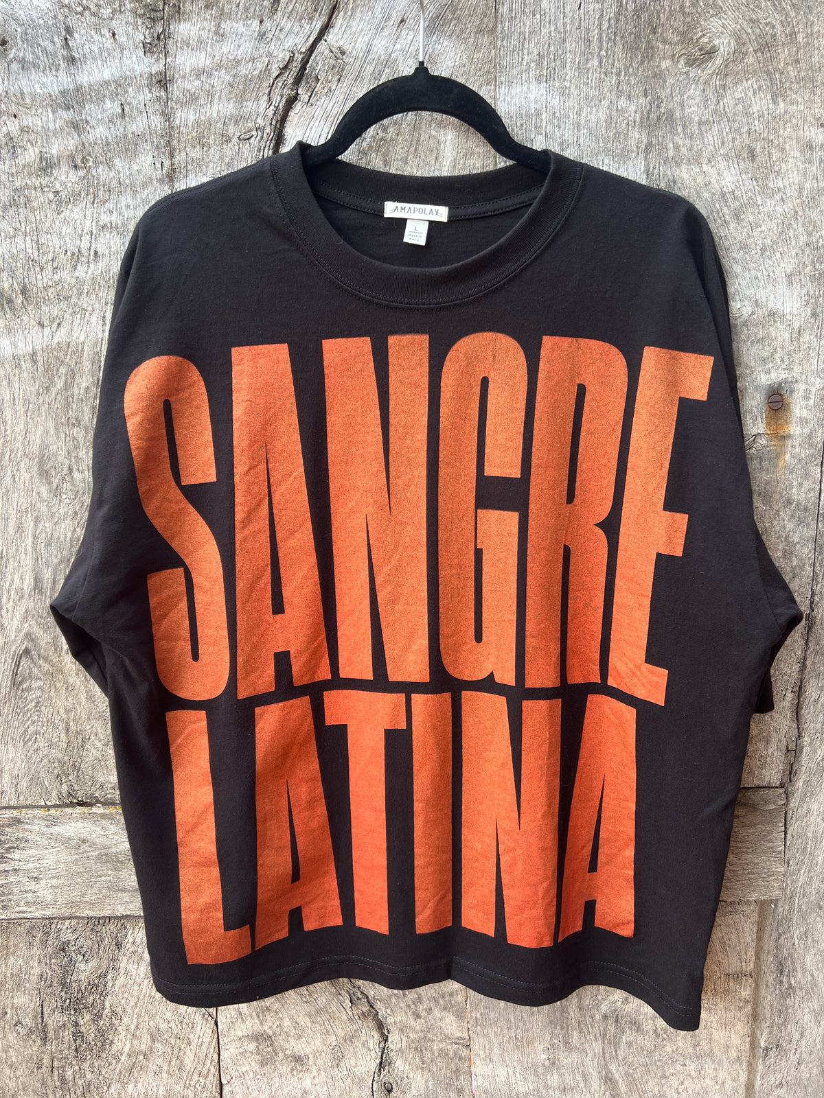 Boxy TShirt - Sangre Latina - Large