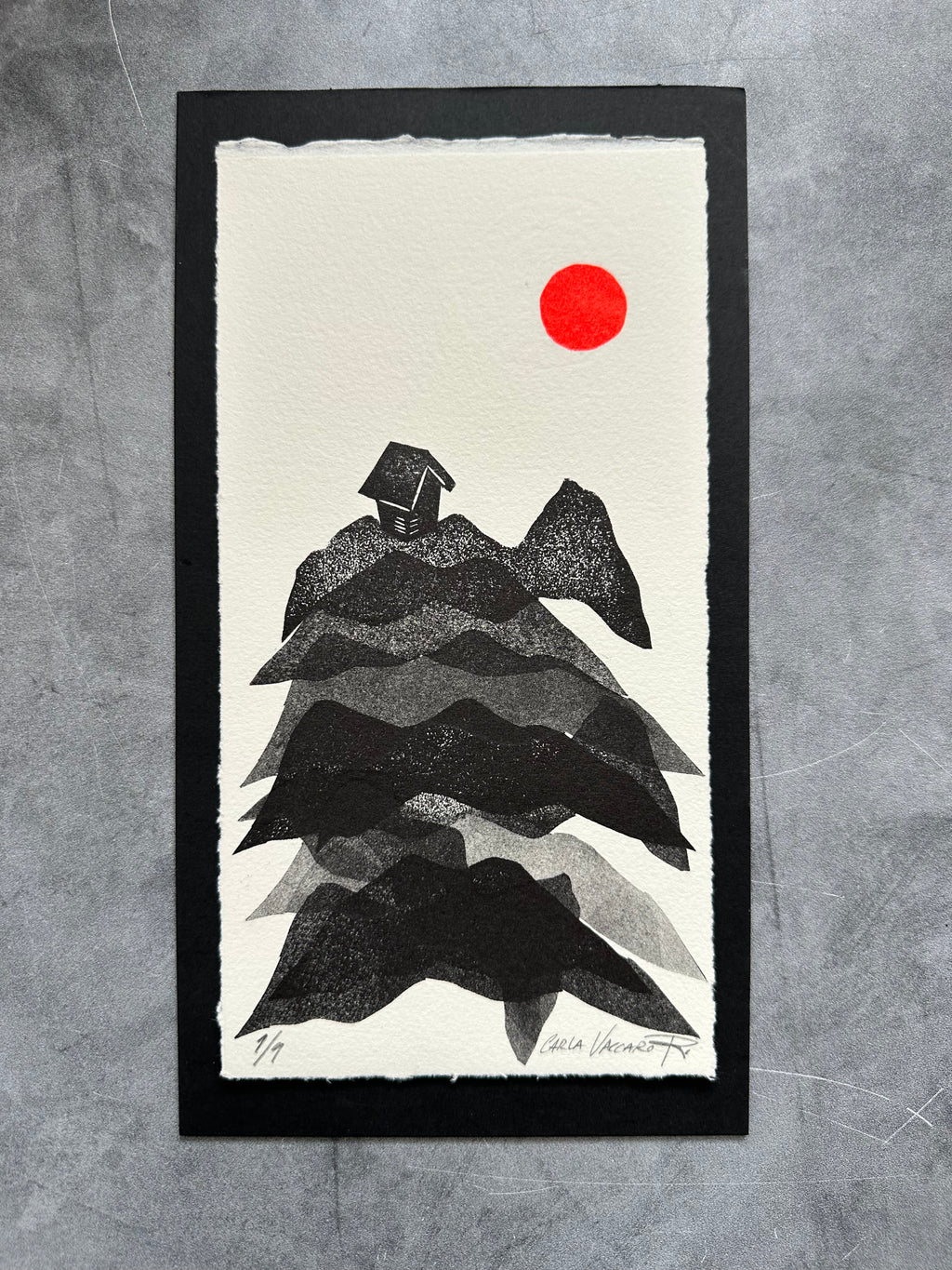 Serie Paraiso Andino - Lino Print 9” x 4.5”