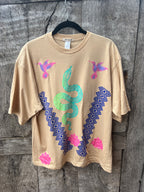 Boxy TShirt - one of a kind - Medium