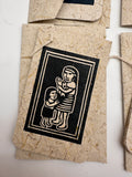 Frameable Note Cards ~ artisanal paper handcrafted from corn husks