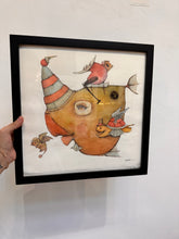 Load image into Gallery viewer, Migrantes - Original illustrations - 14”-14” framed
