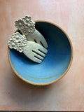 Wooden Utensil Set - Flower Salad Hands