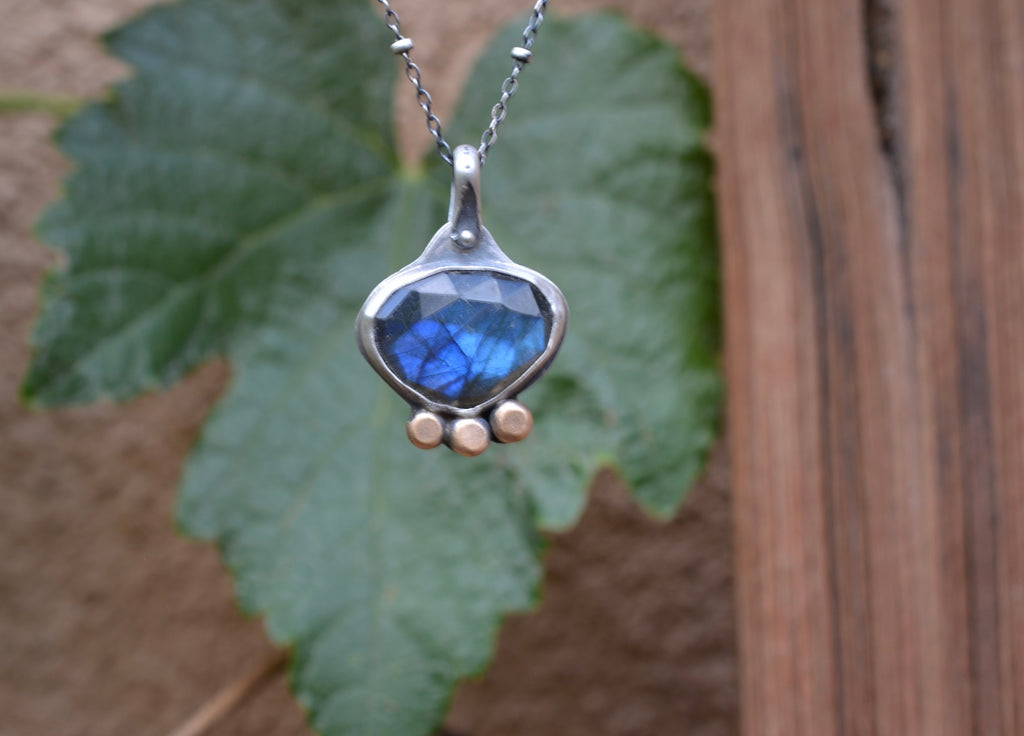 Labradorite & Sterling Silver ~ Necklace