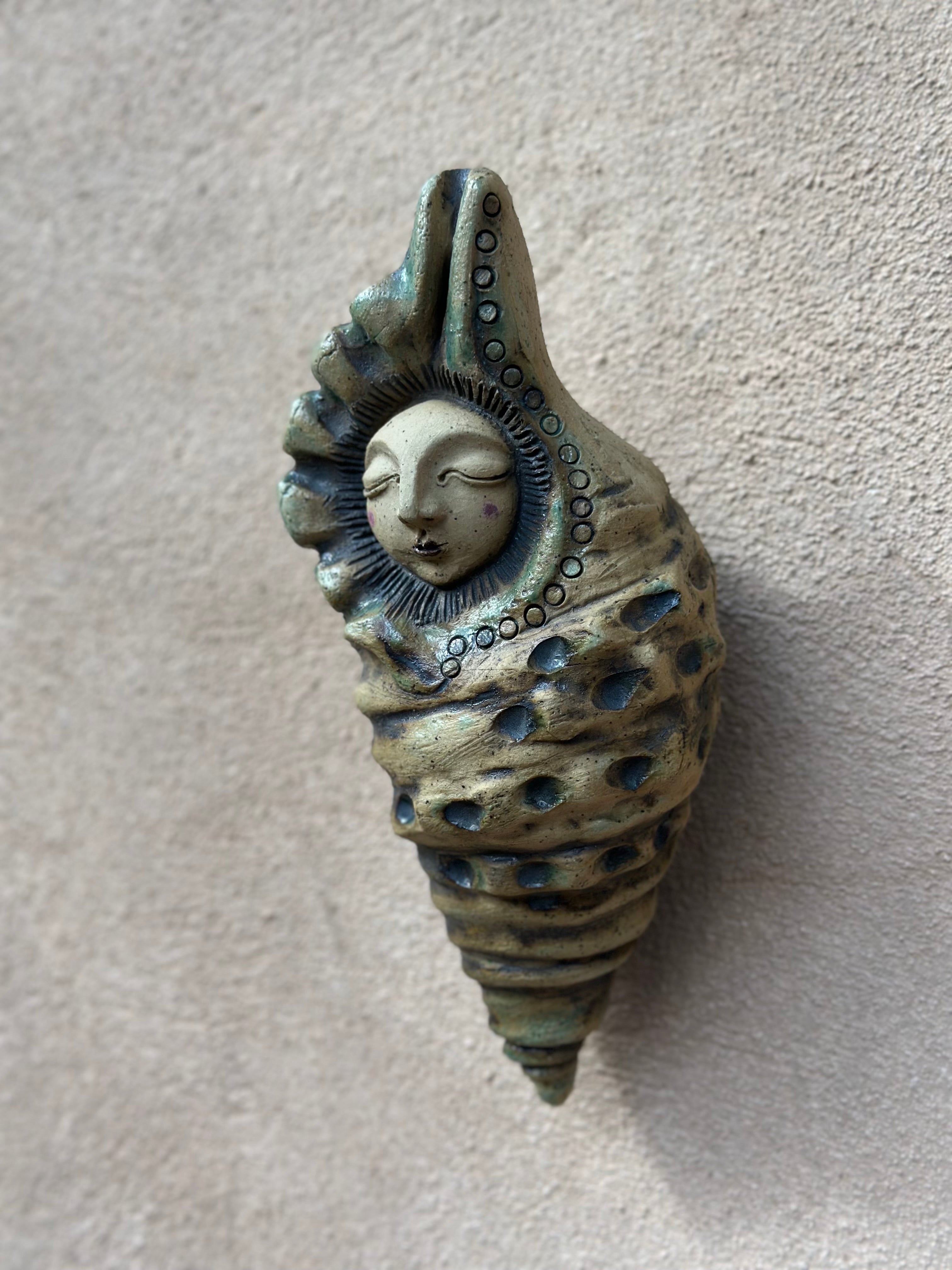 Wall Hanging ~ Baby Shell ~ Stone Hearth Color