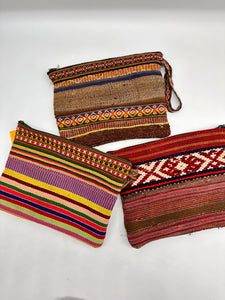 Antique Aguayo Pouch  ~ medium