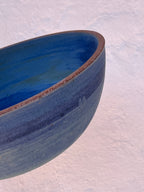 Denim Blue Serving Bowl - Stoneware - 10.5” round