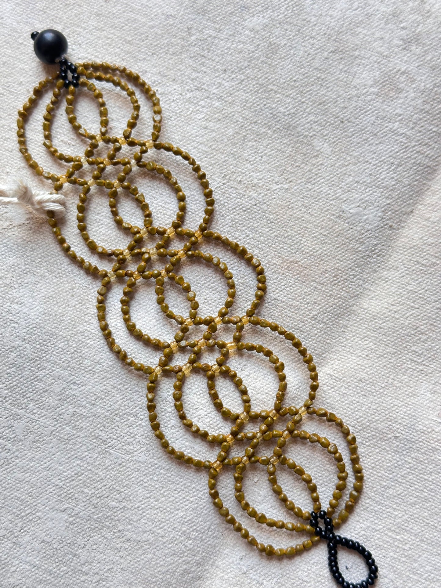 Bracelet Ikish - Mustard - Narrow version