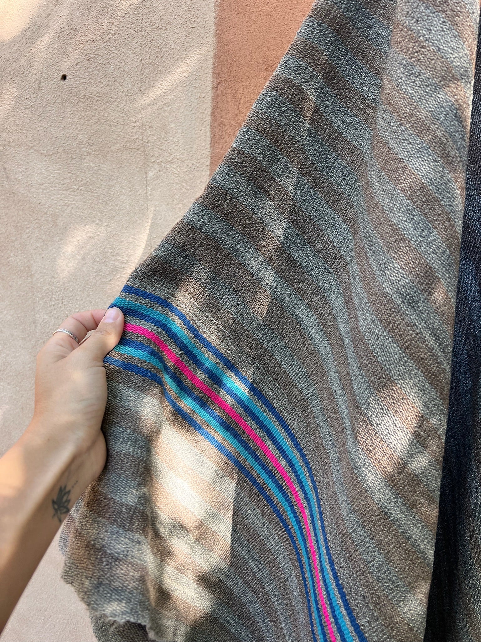 Antique Andean Poncho ~ Sheep Wool – Cielo Handcrafted