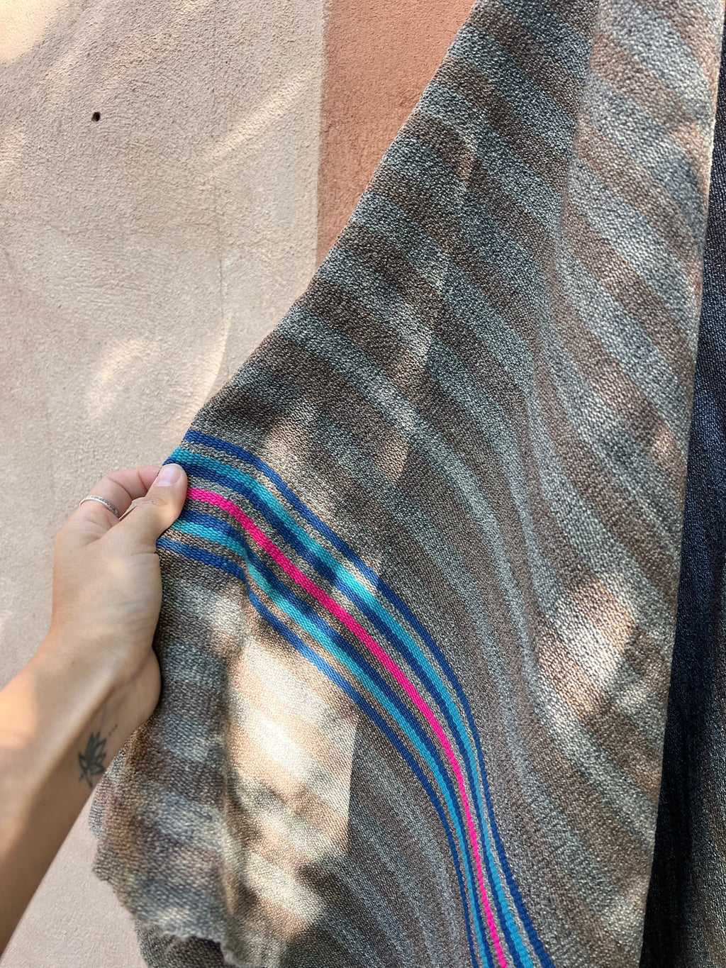 Antique Andean Poncho ~ Sheep Wool
