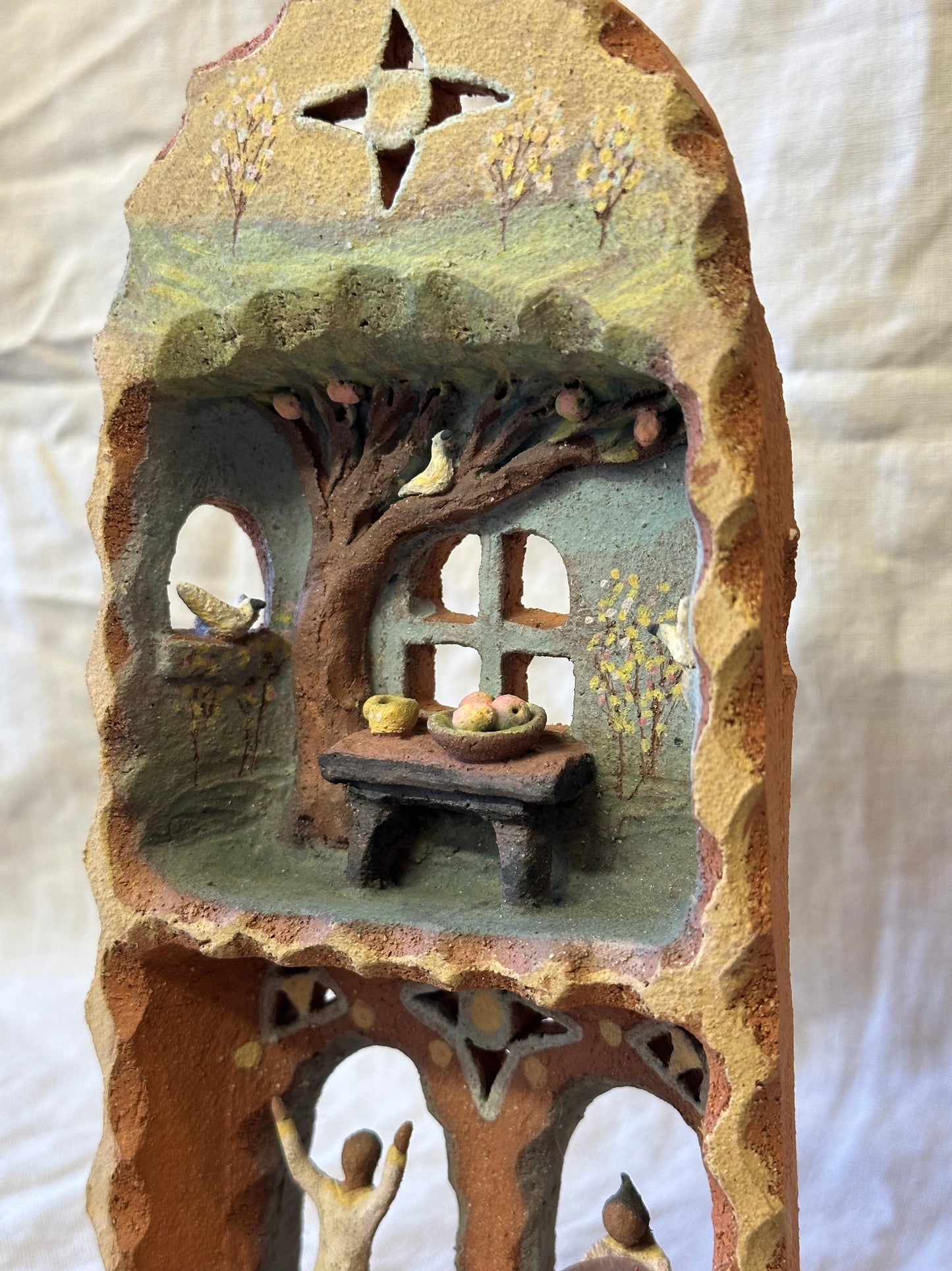 Little altar sculpture ~ Morning Ritual