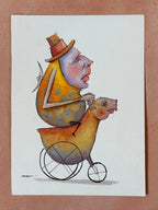 10x12 framed ~ Migrantes - Original illustrations