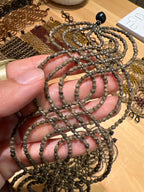 Bracelet Ikish - gray ~ Amazonian Seeds