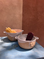 Off White Speckled - Ceramic Serving Bowl - Medium Size