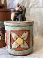 Ceramic Scultural Jar - Large and Small