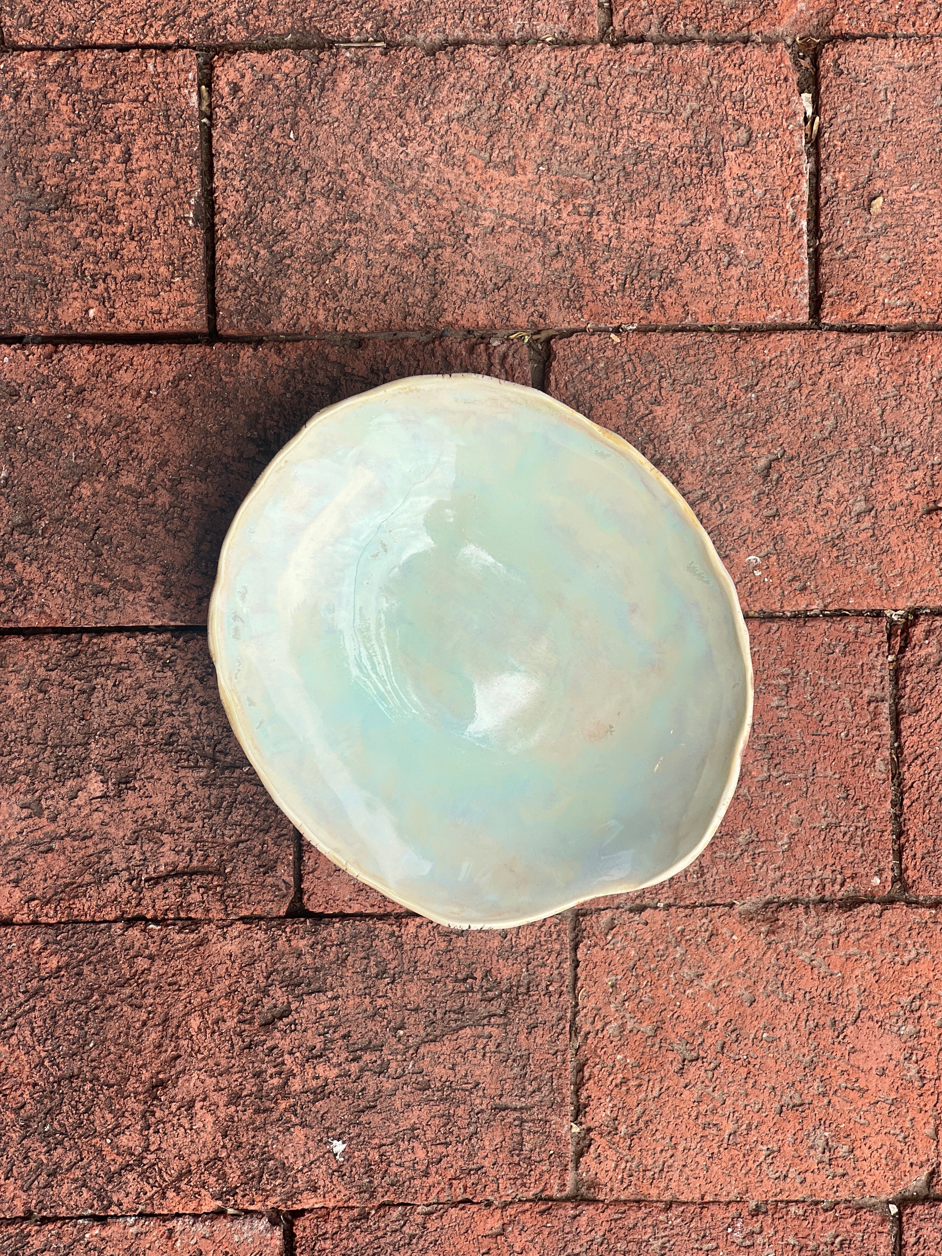 Geo dish - Seafoam- 3 sizes
