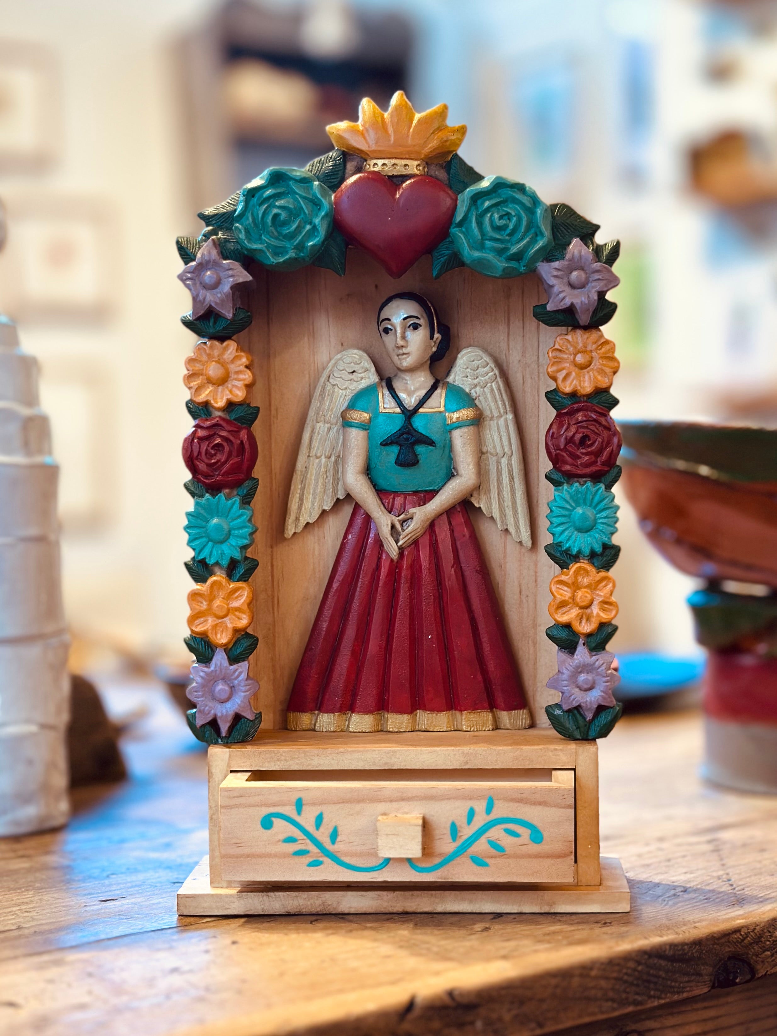 Retablo "Frida con Alas"