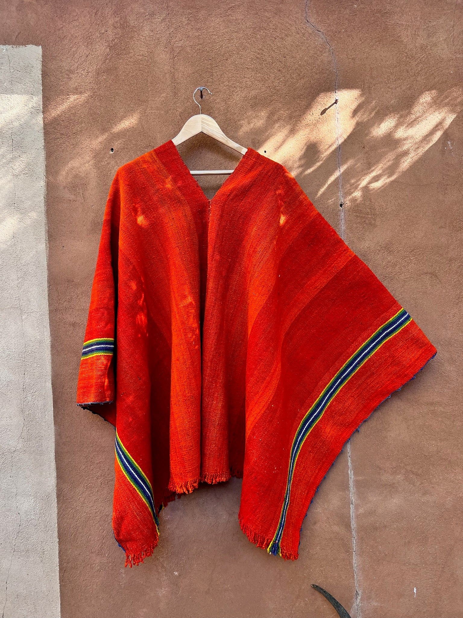 Antique Andean Poncho ~ Sheep Wool