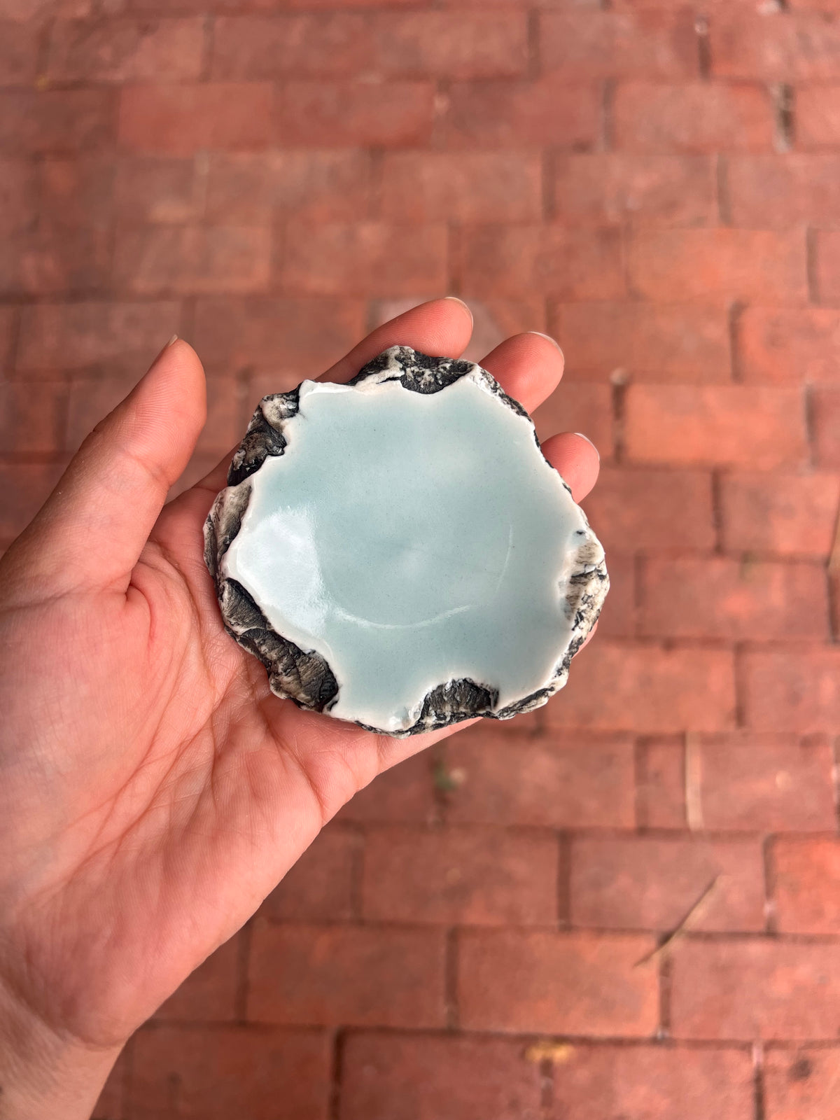 Torn Edge Dish - Seafoam - 3 sizes