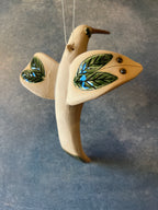 Hummingbird Hanging - Blue & Yellow Daisy