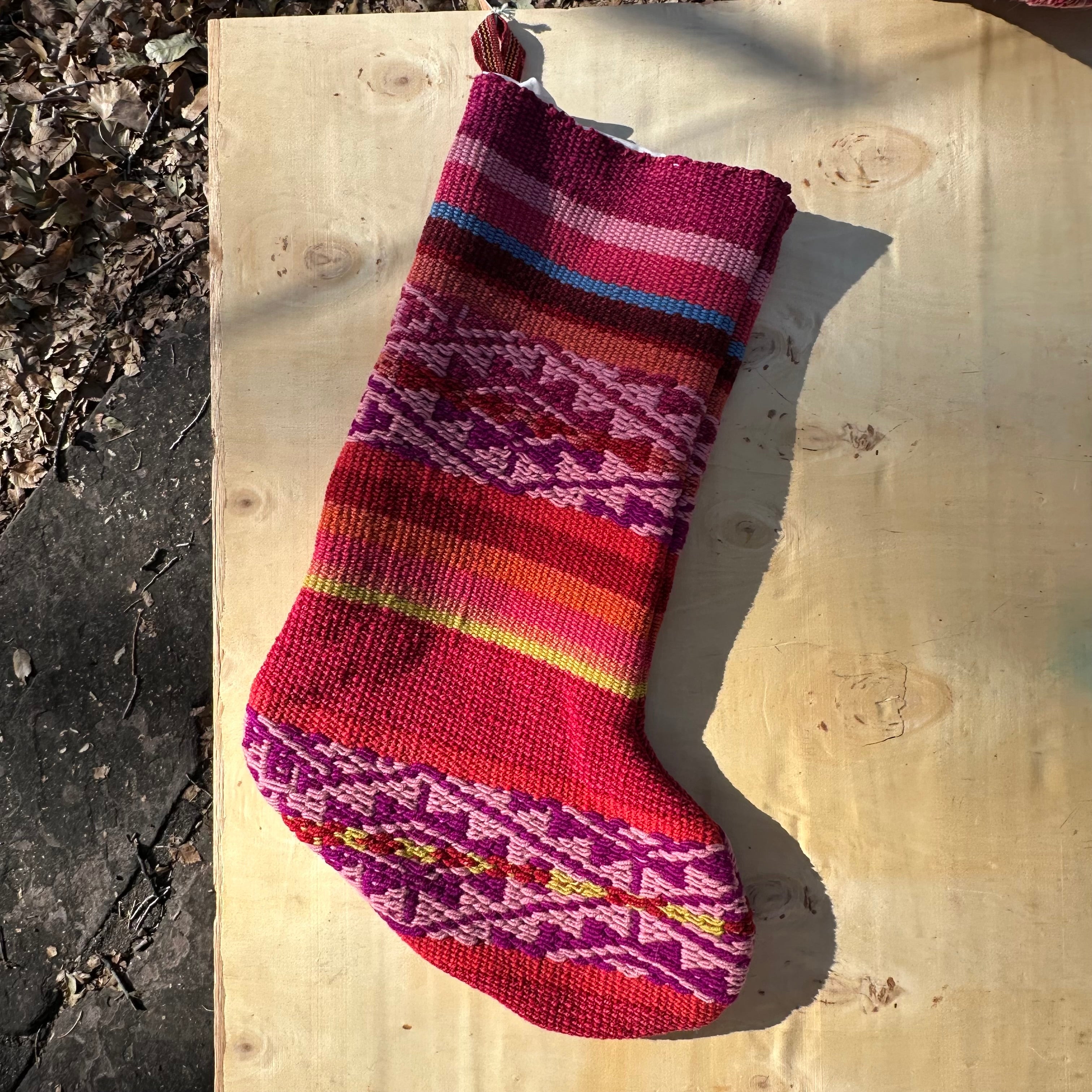 Stockings - double sided ~ Upcycled Andean Textiles