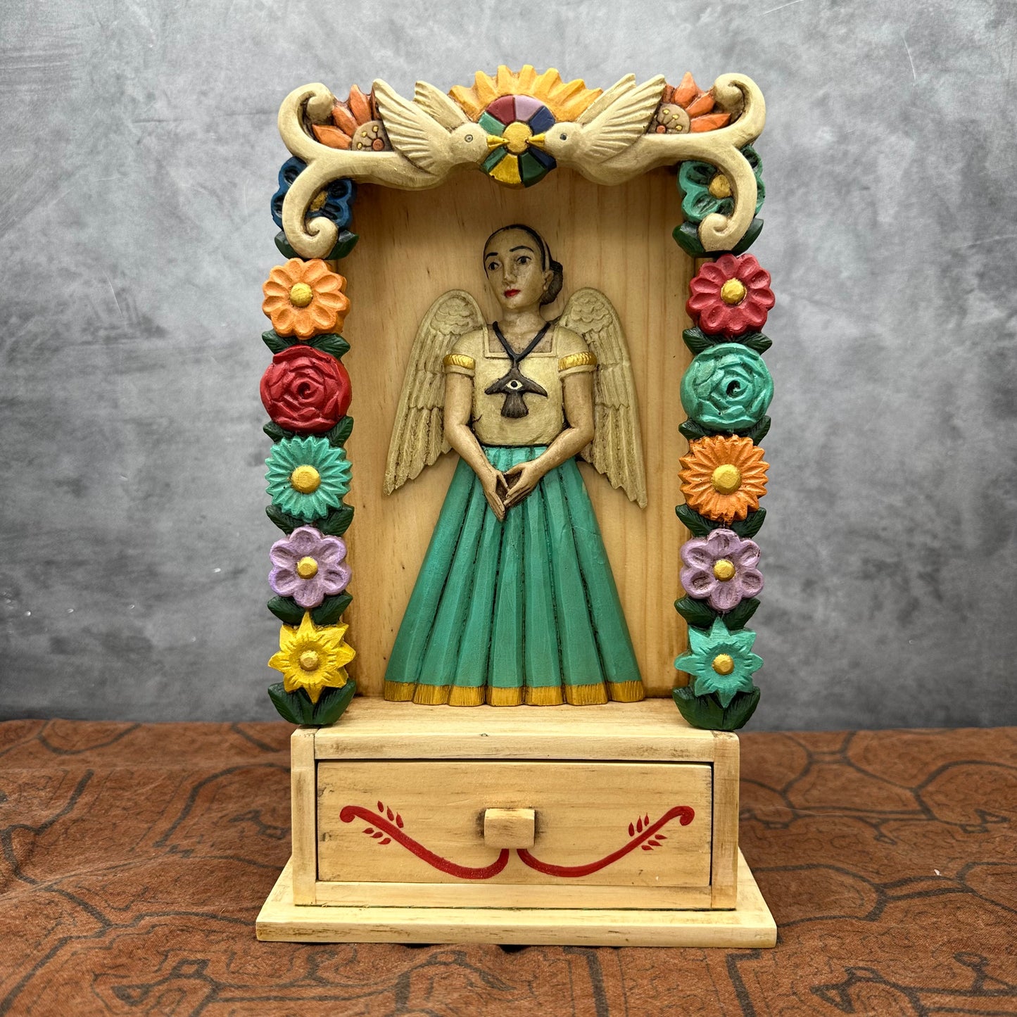 Retablo "Frida con Alas"