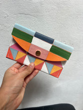 Load image into Gallery viewer, Small Leather wallet - Handpainted - Multicolor
