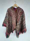 Handwoven Wool Poncho