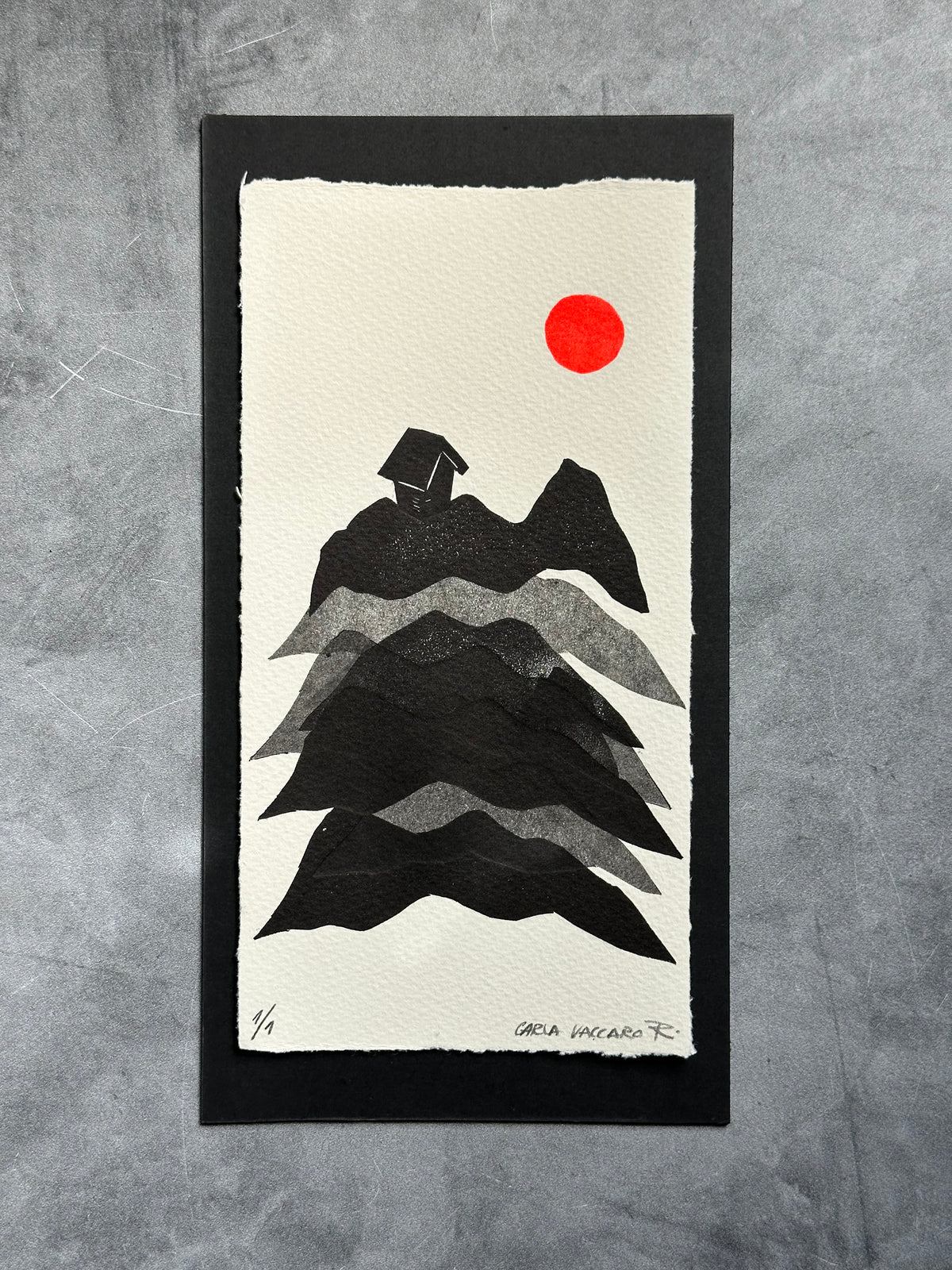 Serie Paraiso Andino - Lino Print 9” x 4.5”