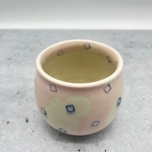 Pink and White - Porcelain Tumbler