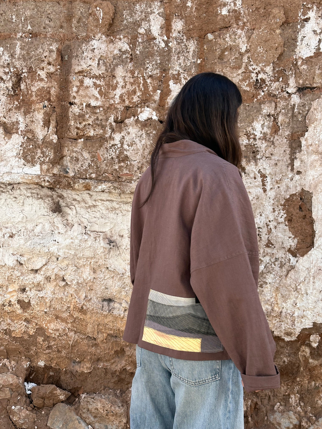 Kimono Blazer - Dusty Rose