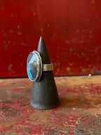 Labradorite and Sterling Silver Ring - size 7