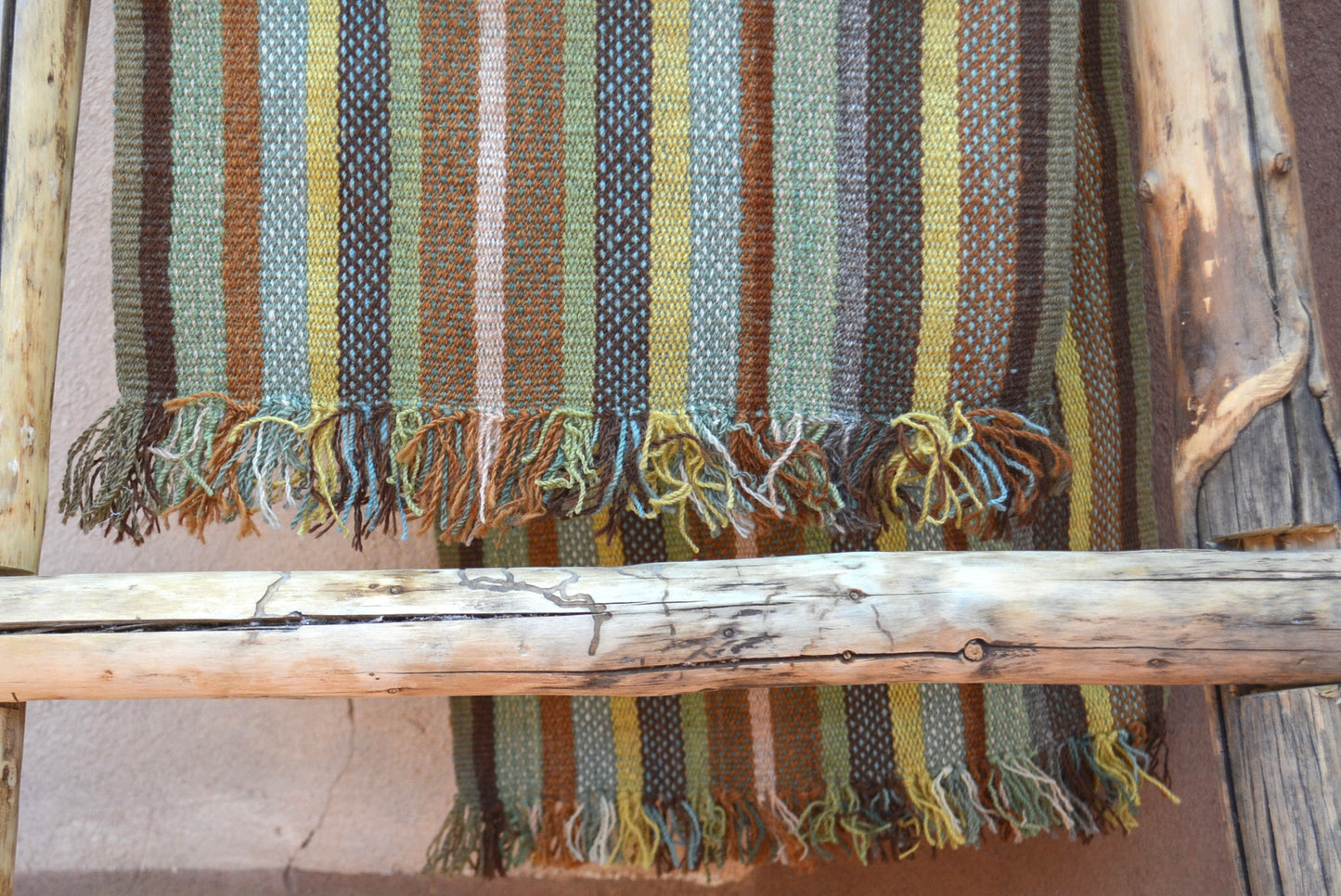 Table Runner Multicolor - Natural Dyed and 100% sheep wool