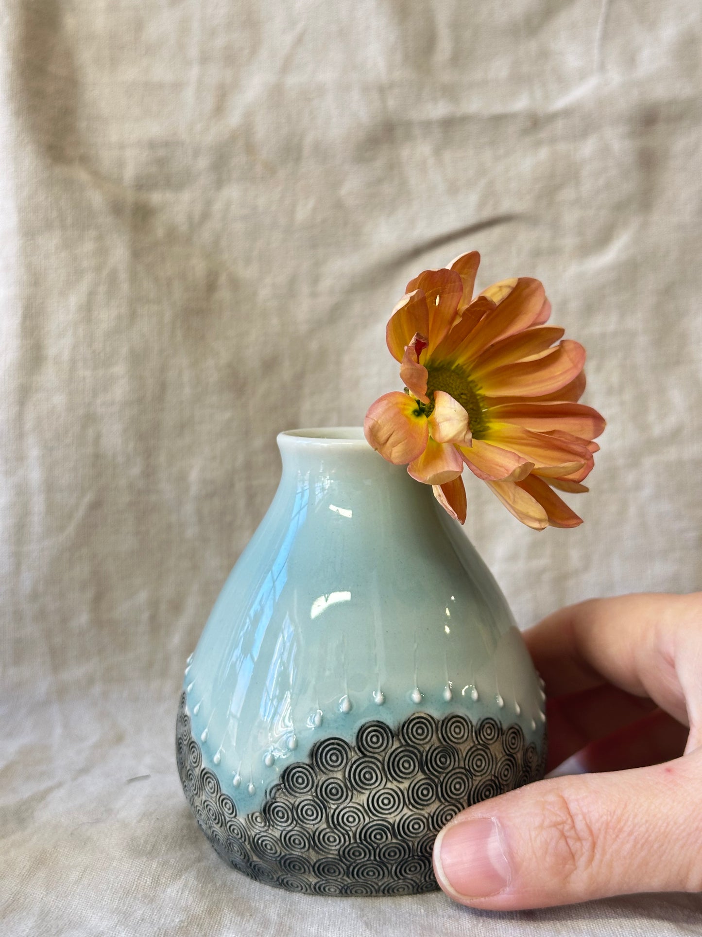 Sunrise Bud vase - Seafoam