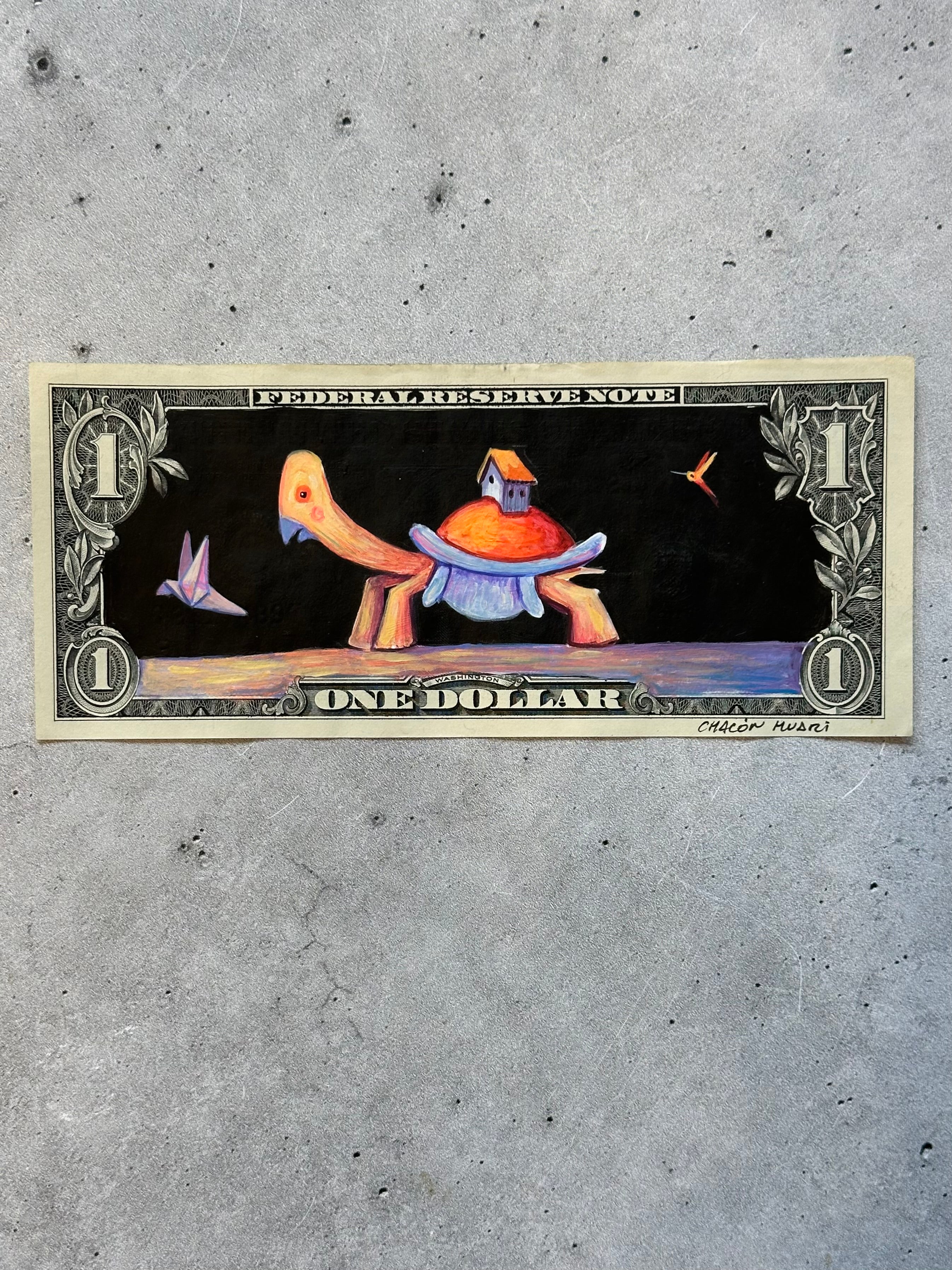 Dollar Migrante - Original illustrations - Framed