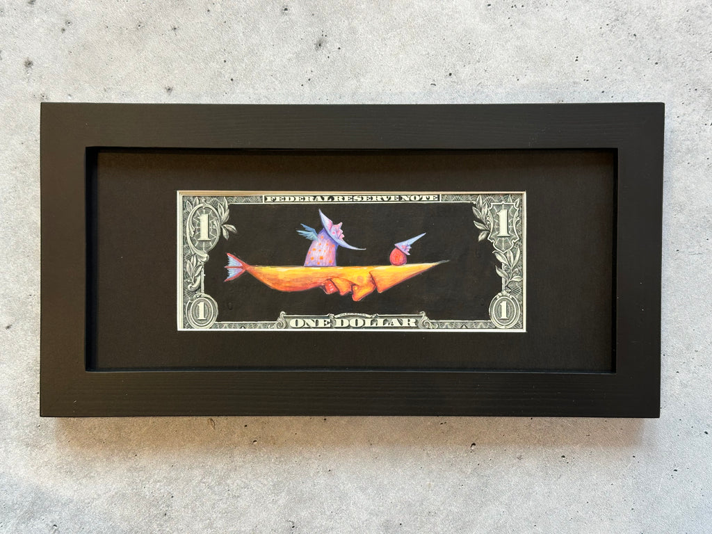 Dollar Migrante - Original illustrations - Framed