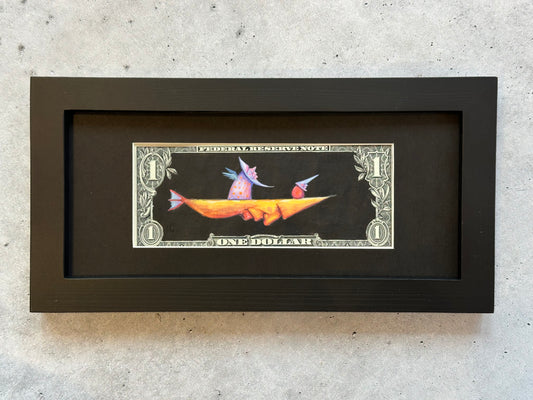 Dollar Migrante - Original illustrations - Framed