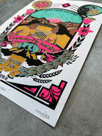 Love your Culture ~ Serigraphy 10” by 14”