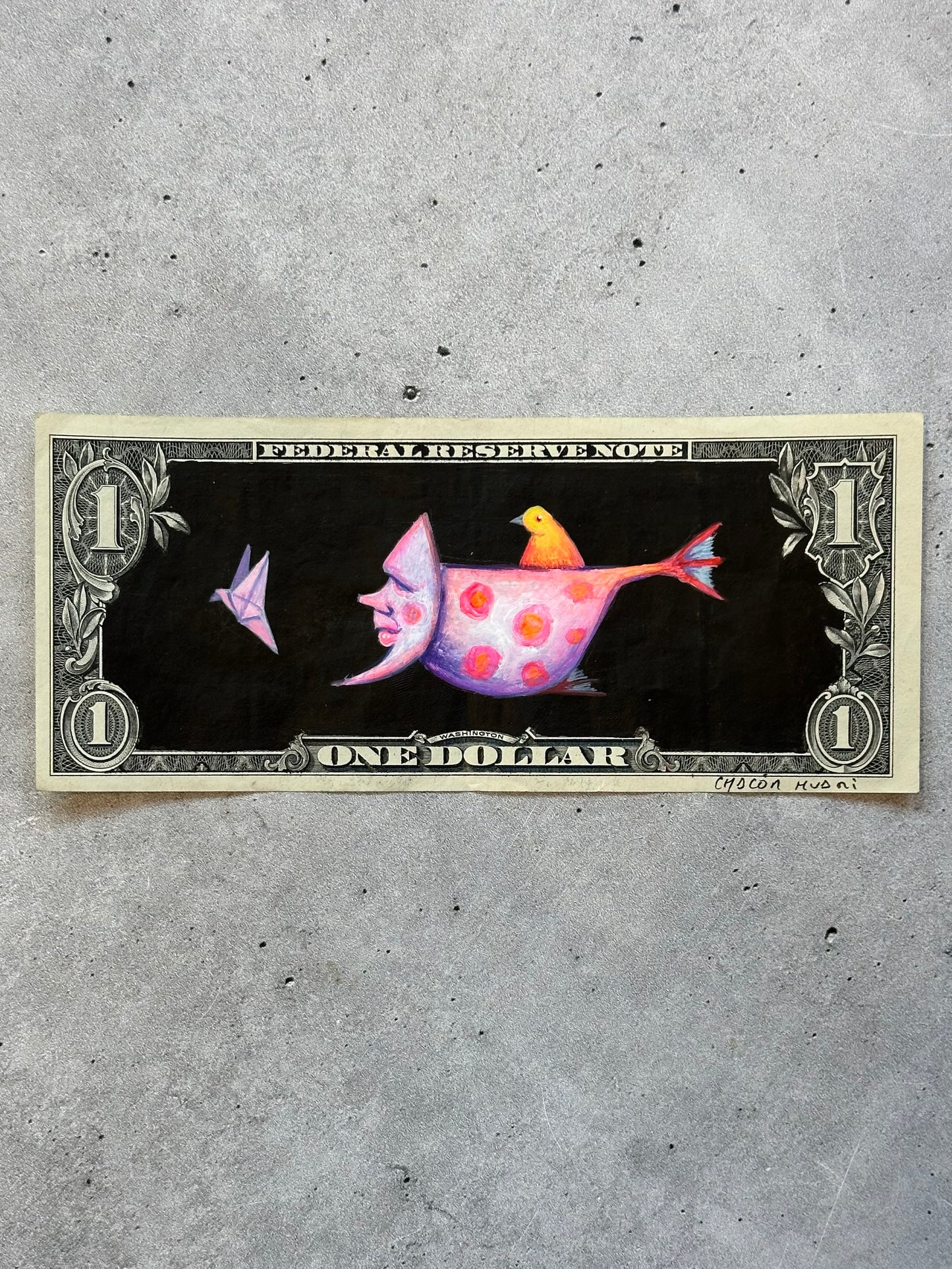 Dollar Migrante - Original illustrations - Framed