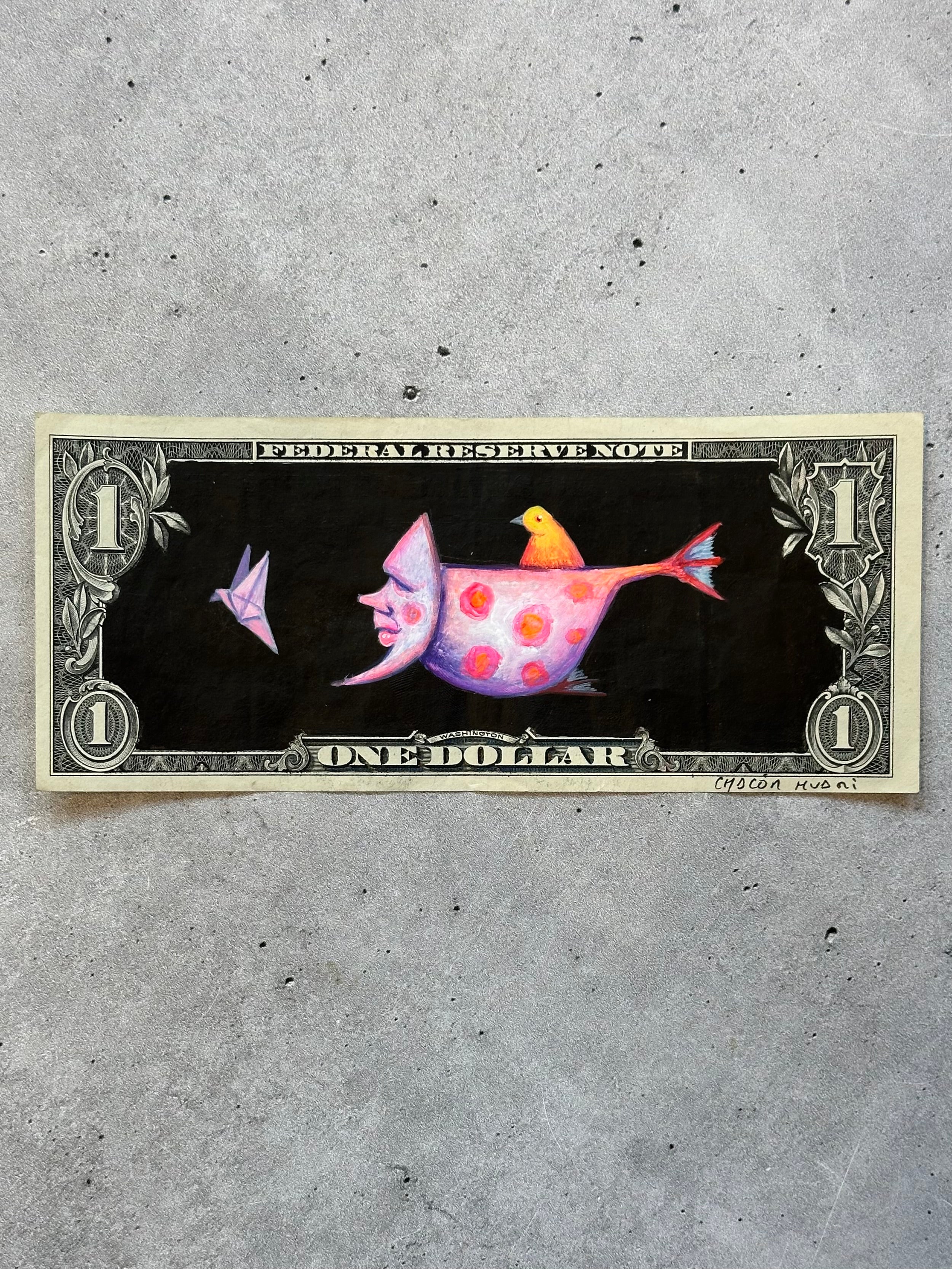 Dollar Migrante - Original illustrations - Framed