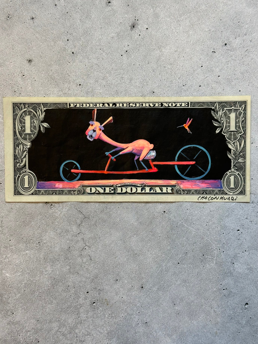 Dollar Migrante - Original illustrations - Framed