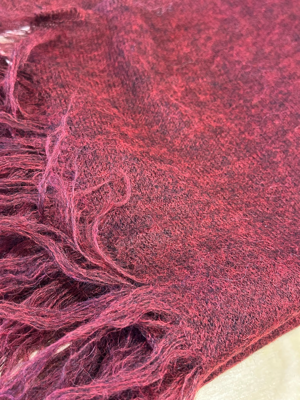 Scarf with Fringe - 100% baby alpaca